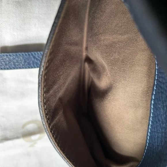 Chloe’ Marcie Leather Medium Saddle Bag with Chloe’ Dust Bag - Picture 10 of 16